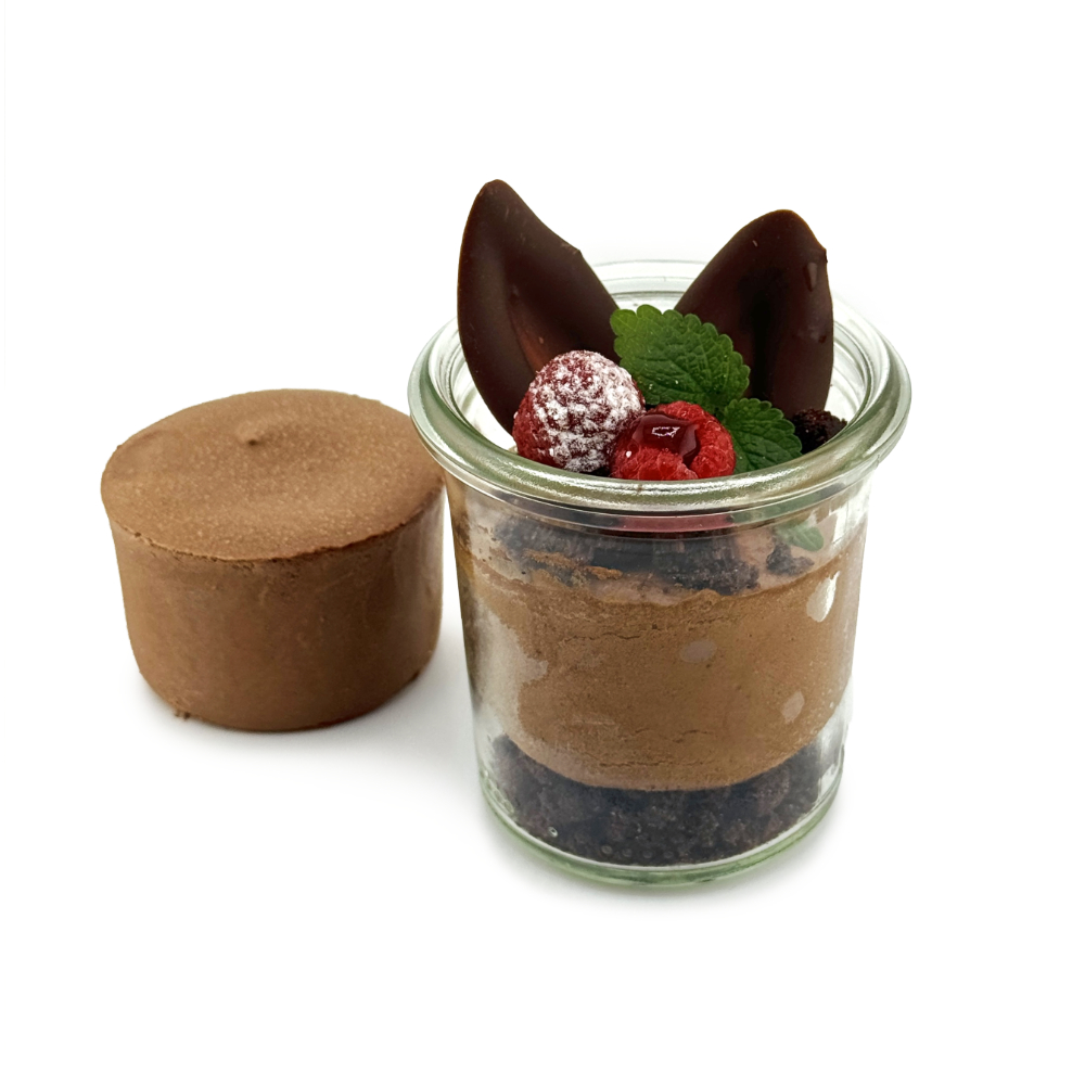 Göttinger Basic Schokoladenmousse dunkel, Freistehend oder nachfüllbar für Gläser (140 ml)