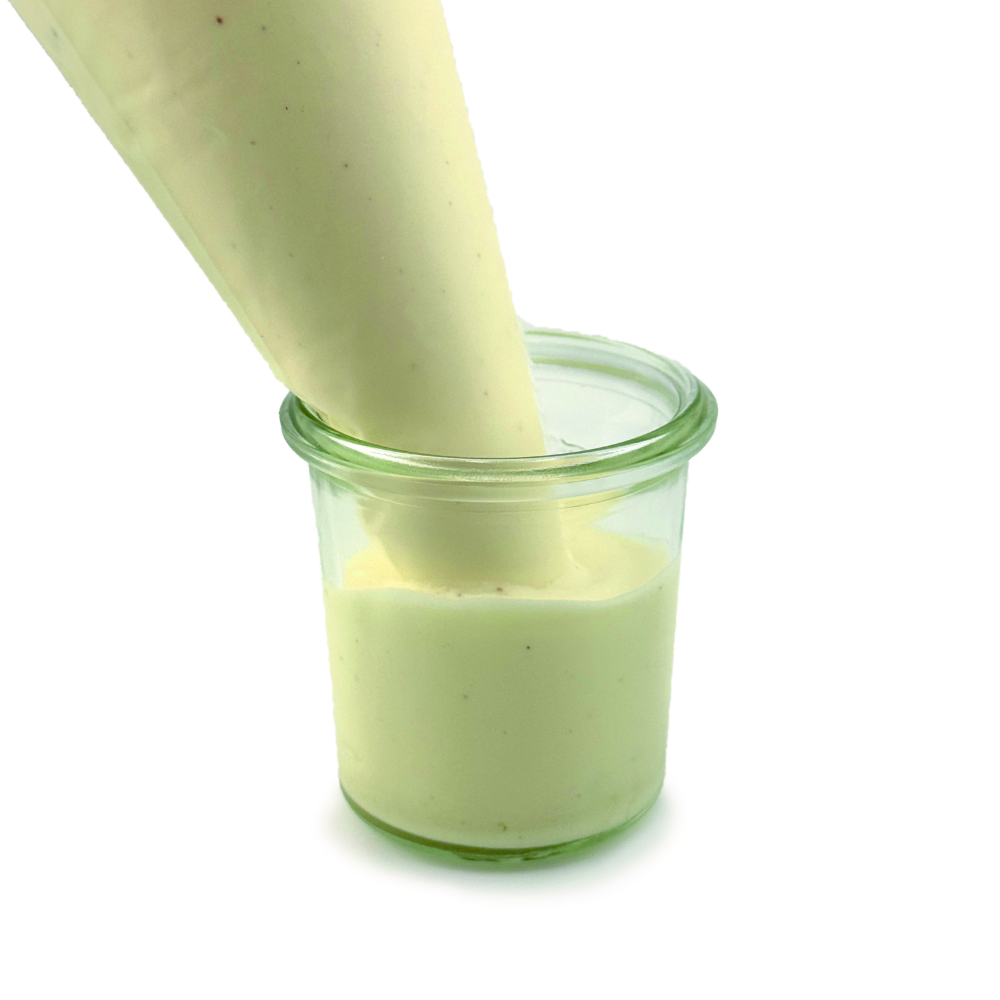 Vanillecreme im Spritzbeutel