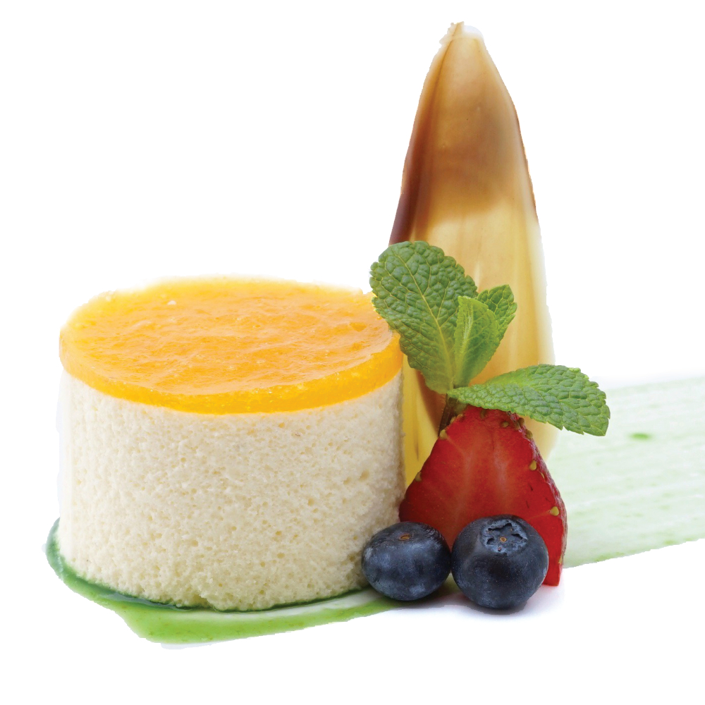 Weißes Schokoladenmousse mit Marillenmark
Freistehend oder Nachfüller für 80ml Glas